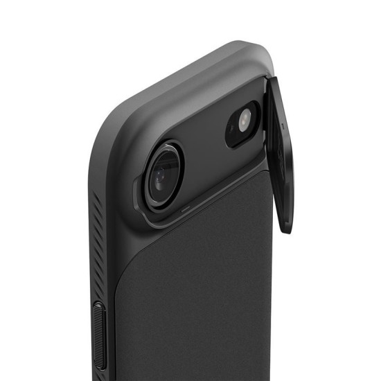Husa cu protectie camera Spigen Optik Armor MagSafe pentru iPhone Air, neagra (iPhone Air, ACS09930) by www.silkase.ro