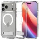 Husa hibrida cu stand Spigen Ultra Hybrid S MagSafe pentru iPhone 17 Pro, transparenta (Spigen, Ingredi) by www.silkase.ro Husa hibrida cu stand Spigen Ultra Hybrid S MagSafe pentru iPhone 17 Pro, transparenta (iPhone 17 Pro, ACS09946) by www.silkase.ro