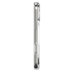 Husa hibrida cu stand Spigen Ultra Hybrid S MagSafe pentru iPhone 17 Pro, transparenta Husa hibrida cu stand Spigen Ultra Hybrid S MagSafe pentru iPhone 17 Pro, transparenta