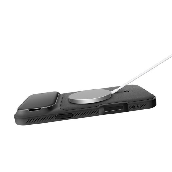 Husa cu protectie camera Spigen Optik Armor MagSafe pentru iPhone 17 Pro, neagra (Spigen, Ingredi) by www.silkase.ro Husa cu protectie camera Spigen Optik Armor MagSafe pentru iPhone 17 Pro, neagra (iPhone 17 Pro, ACS09953) by www.silkase.ro