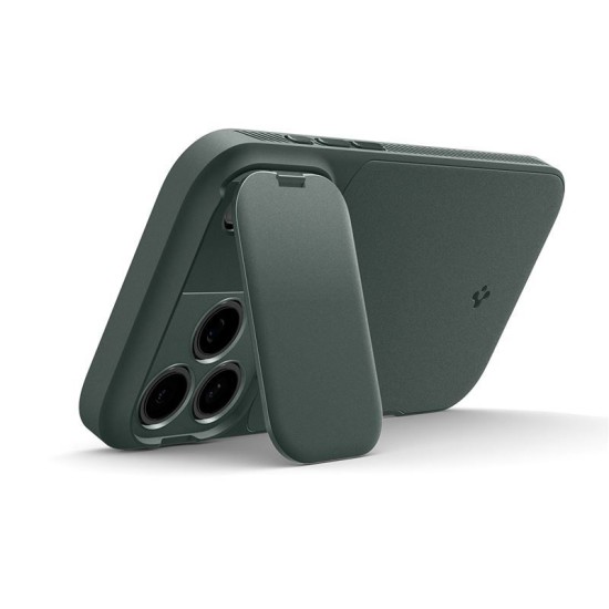 Husa cu protectie camera Spigen Optik Armor MagSafe pentru iPhone 17 Pro, verde abis (Spigen, Ingredi) by www.silkase.ro Husa cu protectie camera Spigen Optik Armor MagSafe pentru iPhone 17 Pro, verde abis (iPhone 17 Pro, ACS09954) by www.silkase.ro