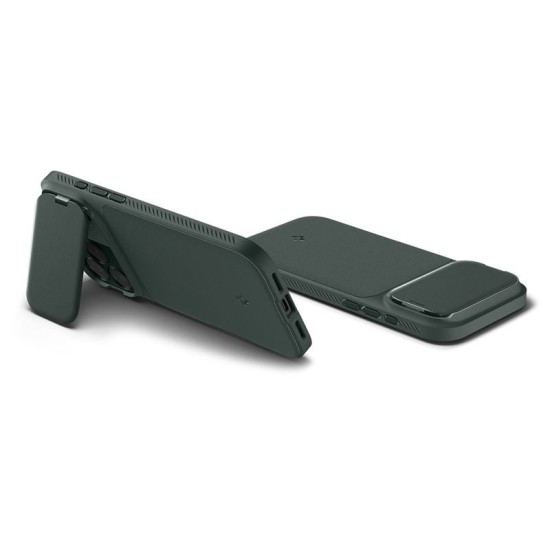 Husa cu protectie camera Spigen Optik Armor MagSafe pentru iPhone 17 Pro, verde abis (Spigen, Ingredi) by www.silkase.ro Husa cu protectie camera Spigen Optik Armor MagSafe pentru iPhone 17 Pro, verde abis (iPhone 17 Pro, ACS09954) by www.silkase.ro