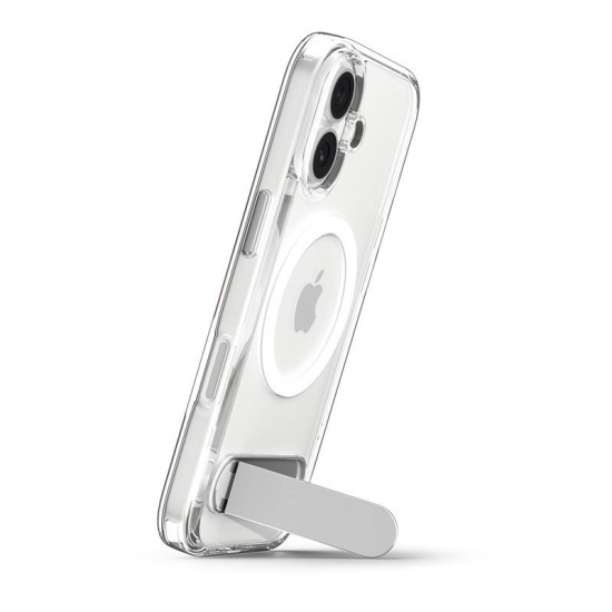 Husa hibrida cu stand Spigen Ultra Hybrid S MagSafe pentru iPhone 17, transparenta (Ingredi, ACS09981) by www.silkase.ro