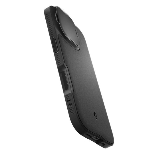 Husa cu protectie camera Spigen Optik Armor MagSafe pentru iPhone 17, neagra (Ingredi, ACS09987) by www.silkase.ro