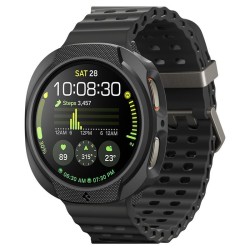 SPIGEN Carcasă Protecție Liquid Air Samsung Galaxy Watch 8 (44mm - 1.4 inch), Negru Mat