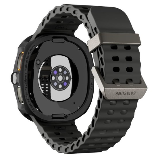 SPIGEN Carcasă Protecție Liquid Air Samsung Galaxy Watch 8 (40mm - 1.3 inch), Negru Mat (Ingredi, ACS09840) by www.silkase.ro