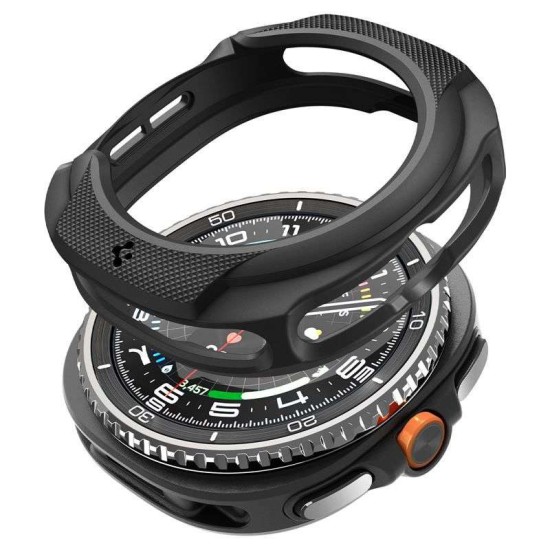 Carcasa de protectie Spigen Liquid Air pentru Samsung Galaxy Watch 8 Classic 46mm, negru mat (Spigen, Ingredi) by www.silkase.ro SPIGEN Carcasă Protecție Liquid Air Samsung Galaxy Watch 8 Classic (46mm - 1.5 inch), Negru Mat (Ingredi, ACS09841) by www.silkase.ro