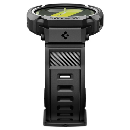 SPIGEN Husă cu Curea Rugged Armor Pro Samsung Galaxy Watch 8 (40mm - 1.3 inch), Negru Mat (Curele Ceas, ACS10005) by www.silkase.ro