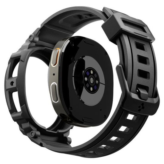 SPIGEN Husă cu Curea Rugged Armor Pro Samsung Galaxy Watch 8 (40mm - 1.3 inch), Negru Mat (Curele Ceas, ACS10005) by www.silkase.ro
