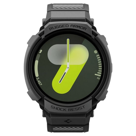 SPIGEN Husă cu Curea Rugged Armor Pro Samsung Galaxy Watch 8 (40mm - 1.3 inch), Negru Mat (Curele Ceas, ACS10005) by www.silkase.ro
