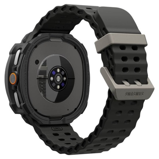 Carcasa de protectie Spigen Rugged Armor pentru Samsung Galaxy Watch 8 Classic 46mm, negru mat (Spigen, Ingredi) by www.silkase.ro SPIGEN Carcasă Protecție Rugged Armor Samsung Galaxy Watch 8 Classic (46mm - 1.5 inch), Negru Mat (Ingredi, ACS10012) by www.silkase.ro