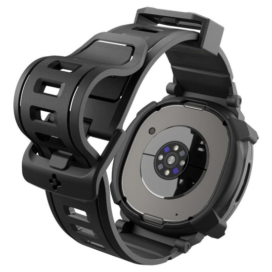 SPIGEN Husă cu Curea Rugged Armor Pro Samsung Galaxy Watch 8 Classic (46mm - 1.5 inch), Negru Mat (Curele Ceas, ACS10013) by www.silkase.ro