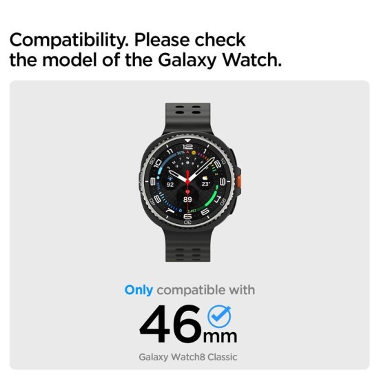 Inel Protecție Ramă Spigen Bezel Tune (Pilot) pentru Samsung Galaxy Watch 8 Classic 46mm, Silver Inel Protecție Ramă Spigen Bezel Tune (Pilot) pentru Samsung Galaxy Watch 8 Classic 46mm, Silver (Galaxy Watch 8, ACS10015) by www.silkase.ro