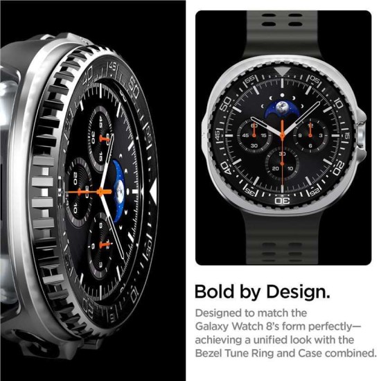 SPIGEN Inel Protecție Bezel Tune Pro Diver Samsung Galaxy Watch 8 Classic (46mm - 1.5 inch), Negru (Ingredi, ACS10016) by www.silkase.ro