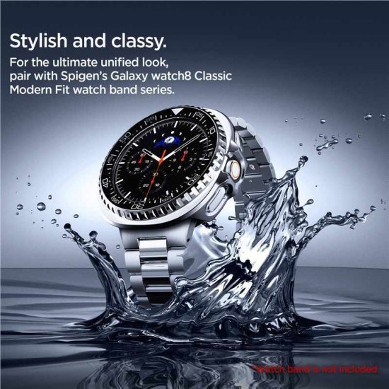 SPIGEN Inel Protecție Bezel Tune Pro Diver Samsung Galaxy Watch 8 Classic (46mm - 1.5 inch), Negru (Ingredi, ACS10016) by www.silkase.ro
