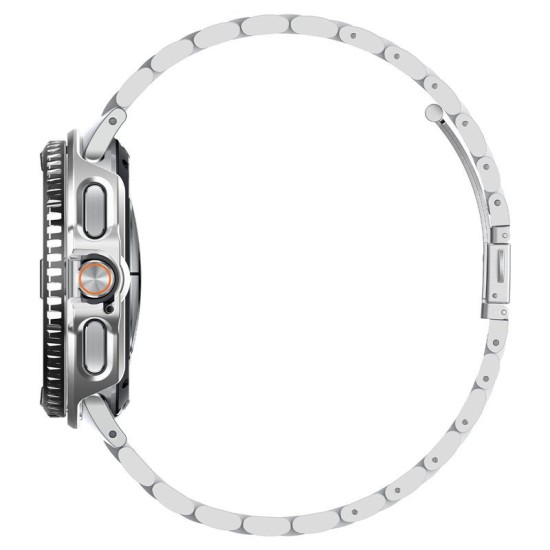 SPIGEN Inel Protecție Bezel Tune Pro Pilot Samsung Galaxy Watch 8 Classic (46mm - 1.5 inch), Argintiu (Ingredi, ACS10017) by www.silkase.ro