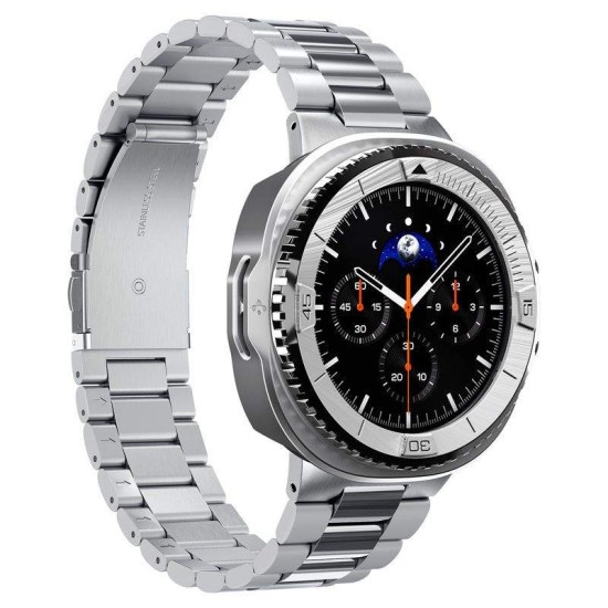 SPIGEN Inel Protecție Bezel Tune Pro Pilot Samsung Galaxy Watch 8 Classic (46mm - 1.5 inch), Argintiu (Ingredi, ACS10017) by www.silkase.ro