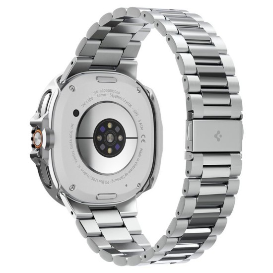 SPIGEN Inel Protecție Bezel Tune Pro Pilot Samsung Galaxy Watch 8 Classic (46mm - 1.5 inch), Argintiu (Ingredi, ACS10017) by www.silkase.ro