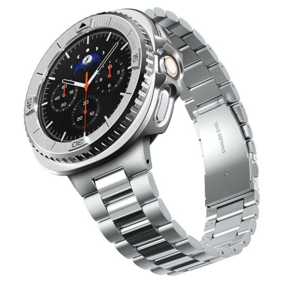 SPIGEN Inel Protecție Bezel Tune Pro Pilot Samsung Galaxy Watch 8 Classic (46mm - 1.5 inch), Argintiu (Ingredi, ACS10017) by www.silkase.ro