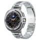 SPIGEN Inel Protecție Bezel Tune Pro Pilot Samsung Galaxy Watch 8 Classic (46mm - 1.5 inch), Argintiu (Ingredi, ACS10017) by www.silkase.ro