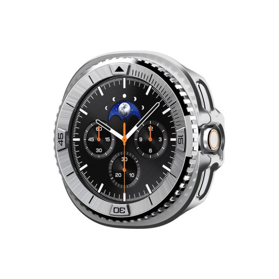 SPIGEN Inel Protecție Bezel Tune Pro Pilot Samsung Galaxy Watch 8 Classic (46mm - 1.5 inch), Argintiu (Ingredi, ACS10017) by www.silkase.ro