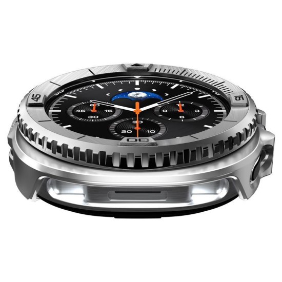 SPIGEN Inel Protecție Bezel Tune Pro Pilot Samsung Galaxy Watch 8 Classic (46mm - 1.5 inch), Argintiu (Ingredi, ACS10017) by www.silkase.ro