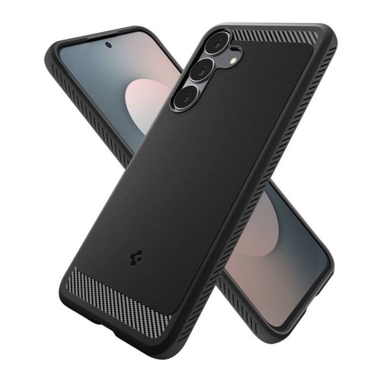 Husa de protectie robusta Spigen Rugged Armor pentru Samsung Galaxy S25 FE, negru mat (S25 FE, ACS10025) by www.silkase.ro