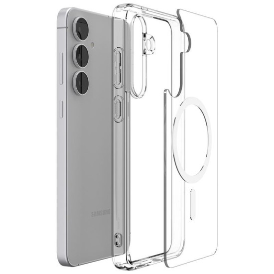 Husa hibrida Spigen Ultra Hybrid MagSafe pentru Samsung Galaxy S25 FE, transparenta (Spigen, Ingredi) by www.silkase.ro Husa hibrida Spigen Ultra Hybrid MagSafe pentru Samsung Galaxy S25 FE, transparenta (S25 FE, ACS10027) by www.silkase.ro