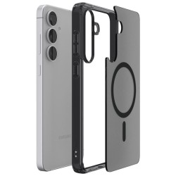 Husa hibrida Spigen Ultra Hybrid MagSafe pentru Samsung Galaxy S25 FE, negru matuit Husa hibrida Spigen Ultra Hybrid MagSafe pentru Samsung Galaxy S25 FE, negru matuit