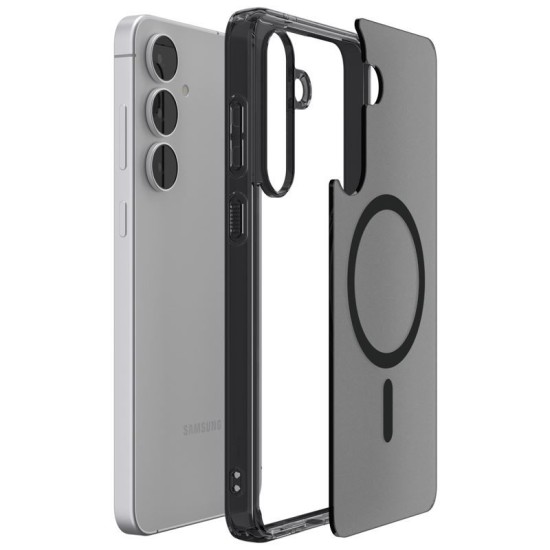 Husa hibrida Spigen Ultra Hybrid MagSafe pentru Samsung Galaxy S25 FE, negru matuit (Spigen, Ingredi) by www.silkase.ro Husa hibrida Spigen Ultra Hybrid MagSafe pentru Samsung Galaxy S25 FE, negru matuit (S25 FE, ACS10028) by www.silkase.ro