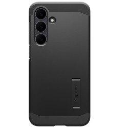 Husa ultra-rezistenta Spigen Tough Armor MagSafe pentru Samsung Galaxy S25 FE, neagra Husa ultra-rezistenta Spigen Tough Armor MagSafe pentru Samsung Galaxy S25 FE, neagra