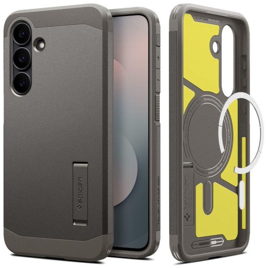 Husa ultra-rezistenta Spigen Tough Armor MagSafe pentru Samsung Galaxy S25 FE, gunmetal (Spigen, Ingredi) by www.silkase.ro Husa ultra-rezistenta Spigen Tough Armor MagSafe pentru Samsung Galaxy S25 FE, gunmetal (S25 FE, ACS10030) by www.silkase.ro