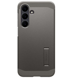 Husa ultra-rezistenta Spigen Tough Armor MagSafe pentru Samsung Galaxy S25 FE, gunmetal