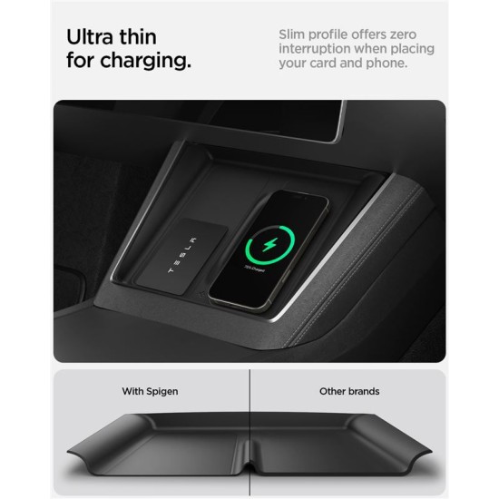 Capac pentru pad de incarcare wireless Spigen pentru Tesla Model Y 2025, negru (Spigen, Ingredi) by www.silkase.ro Capac pentru pad de incarcare wireless Spigen pentru Tesla Model Y 2025, negru (Accesorii auto, ACP10031) by www.silkase.ro