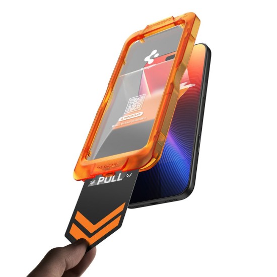 Set 3 Folii Protecție Spigen Glass tR AlignMaster S pentru iPhone 17 Pro Set 3 Folii Protecție Spigen Glass tR AlignMaster S pentru iPhone 17 Pro (iPhone 17 Pro, AGL10103) by www.silkase.ro