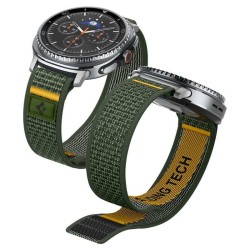 Curea sport Spigen Athlex Air Band pentru Samsung Galaxy Watch 8 46/44/40mm, verde activ