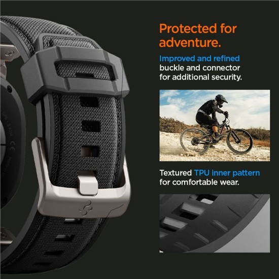 Curea Spigen DuraPro Armor pentru Samsung Galaxy Watch 8 (46mm/44mm/40mm), Black Curea Spigen DuraPro Armor pentru Samsung Galaxy Watch 8 (46mm/44mm/40mm), Black (Galaxy Watch 8, AMP10118) by www.silkase.ro