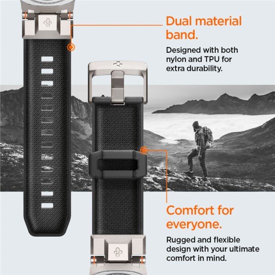 Curea Spigen DuraPro Armor pentru Samsung Galaxy Watch 8 (46mm/44mm/40mm), Black Curea Spigen DuraPro Armor pentru Samsung Galaxy Watch 8 (46mm/44mm/40mm), Black (Galaxy Watch 8, AMP10118) by www.silkase.ro