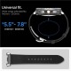 Curea premium din piele si nylon Spigen Enzo Band pentru Samsung Galaxy Watch 8, neagra (Curele Ceas, AMP10119) by www.silkase.ro