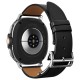 Curea premium din piele si nylon Spigen Enzo Band pentru Samsung Galaxy Watch 8, neagra (Curele Ceas, AMP10119) by www.silkase.ro