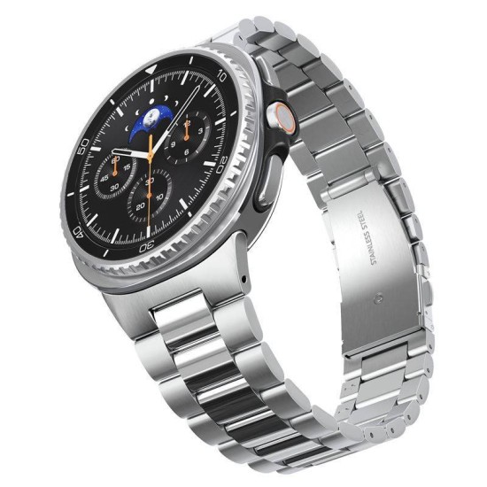 Curea din otel inoxidabil Spigen Modern Fit 316L pentru Samsung Galaxy Watch 8, argintie (Spigen, Ingredi) by www.silkase.ro Curea din otel inoxidabil Spigen Modern Fit 316L pentru Samsung Galaxy Watch 8, argintie (Curele Ceas, AMP10120) by www.silkase.ro