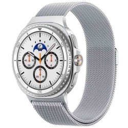 Curea metalica Spigen Metal Fit pentru Samsung Galaxy Watch 8 (40/44/46mm), argintie