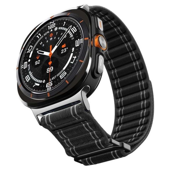 Curea textila cu velcro (arici) Spigen pentru Samsung Galaxy Watch Ultra 47mm, neagra (Spigen, Ingredi) by www.silkase.ro Curea textila cu velcro (arici) Spigen pentru Samsung Galaxy Watch Ultra 47mm, neagra (Curele Ceas, AMP10146) by www.silkase.ro