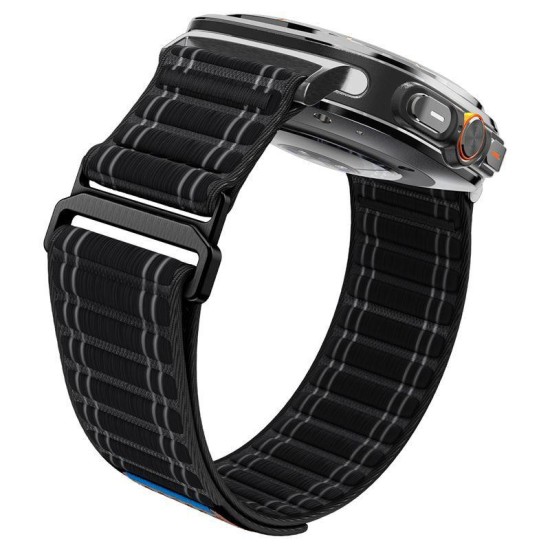Curea textila cu velcro (arici) Spigen pentru Samsung Galaxy Watch Ultra 47mm, neagra (Spigen, Ingredi) by www.silkase.ro Curea textila cu velcro (arici) Spigen pentru Samsung Galaxy Watch Ultra 47mm, neagra (Curele Ceas, AMP10146) by www.silkase.ro