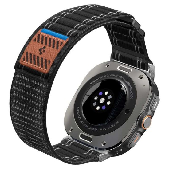 Curea textila cu velcro (arici) Spigen pentru Samsung Galaxy Watch Ultra 47mm, neagra (Spigen, Ingredi) by www.silkase.ro Curea textila cu velcro (arici) Spigen pentru Samsung Galaxy Watch Ultra 47mm, neagra (Curele Ceas, AMP10146) by www.silkase.ro