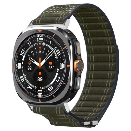 Curea textila cu velcro (arici) Spigen pentru Samsung Galaxy Watch Ultra 47mm, verde (Spigen, Ingredi) by www.silkase.ro Curea textila cu velcro (arici) Spigen pentru Samsung Galaxy Watch Ultra 47mm, verde (Curele Ceas, AMP10147) by www.silkase.ro