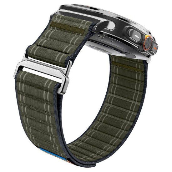 Curea textila cu velcro (arici) Spigen pentru Samsung Galaxy Watch Ultra 47mm, verde (Spigen, Ingredi) by www.silkase.ro Curea textila cu velcro (arici) Spigen pentru Samsung Galaxy Watch Ultra 47mm, verde (Curele Ceas, AMP10147) by www.silkase.ro