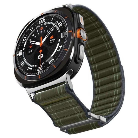 Curea textila cu velcro (arici) Spigen pentru Samsung Galaxy Watch Ultra 47mm, verde (Spigen, Ingredi) by www.silkase.ro Curea textila cu velcro (arici) Spigen pentru Samsung Galaxy Watch Ultra 47mm, verde (Curele Ceas, AMP10147) by www.silkase.ro