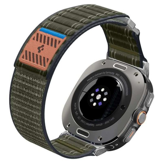 Curea textila cu velcro (arici) Spigen pentru Samsung Galaxy Watch Ultra 47mm, verde (Spigen, Ingredi) by www.silkase.ro Curea textila cu velcro (arici) Spigen pentru Samsung Galaxy Watch Ultra 47mm, verde (Curele Ceas, AMP10147) by www.silkase.ro