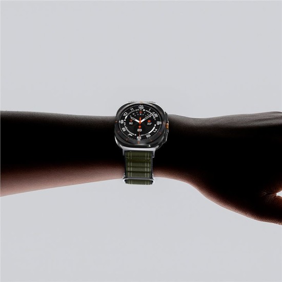 Curea textila cu velcro (arici) Spigen pentru Samsung Galaxy Watch Ultra 47mm, verde (Spigen, Ingredi) by www.silkase.ro Curea textila cu velcro (arici) Spigen pentru Samsung Galaxy Watch Ultra 47mm, verde (Curele Ceas, AMP10147) by www.silkase.ro